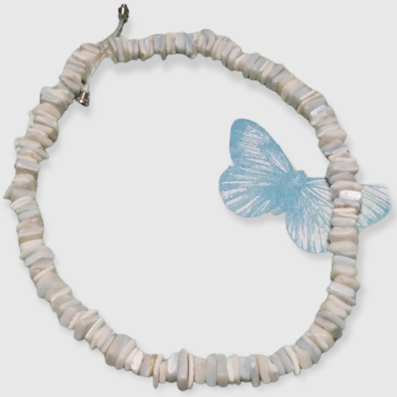 Vintage Boho 1970s Genuine Shell Puka Necklace - Picture 2 of 12